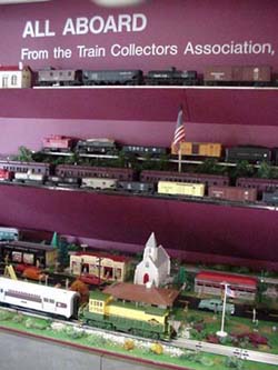 photo of the All Aboard Trains exhibit
