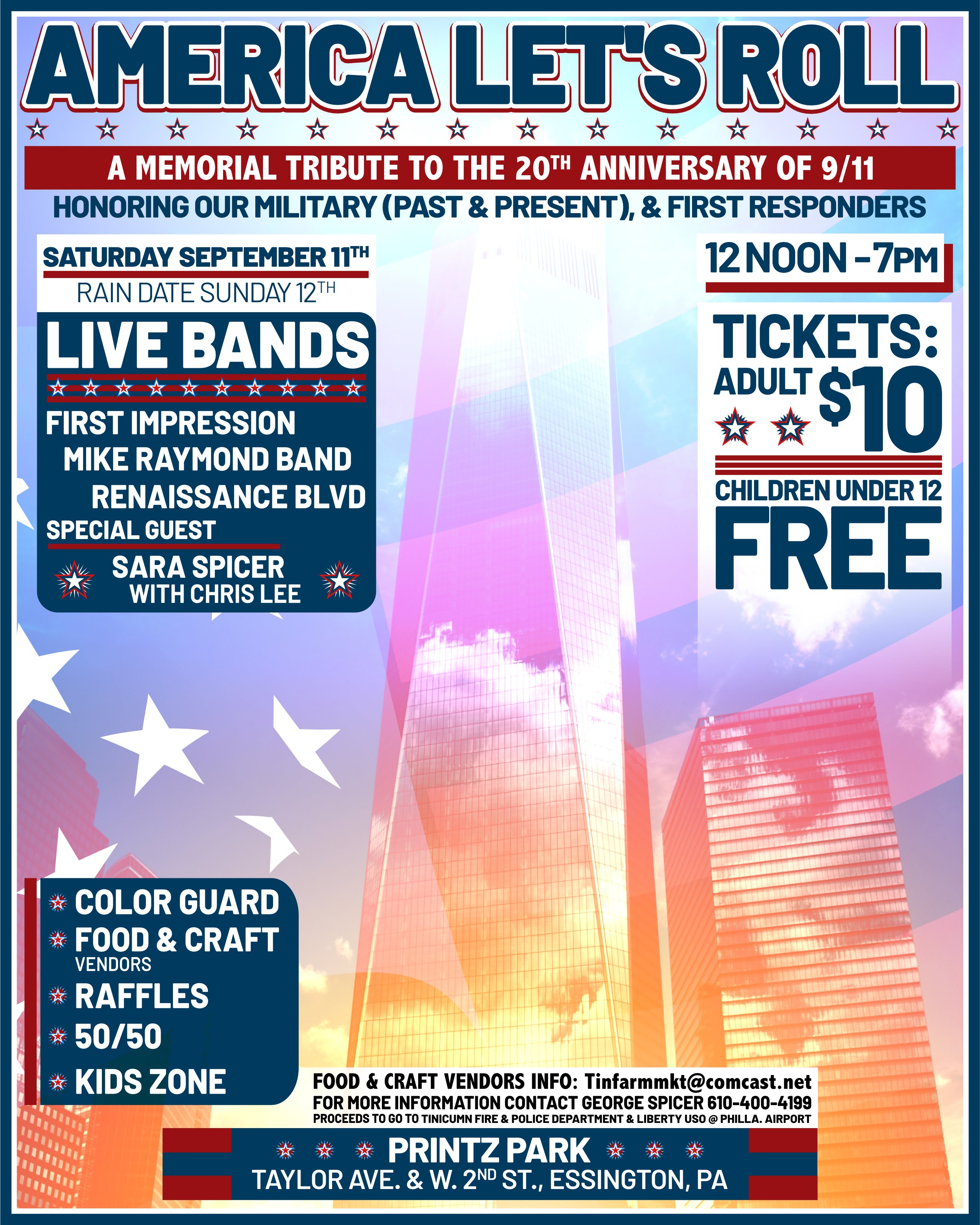 America Let's Roll event poster