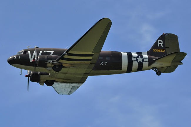 WWII C47 aircraft Whiskey 7