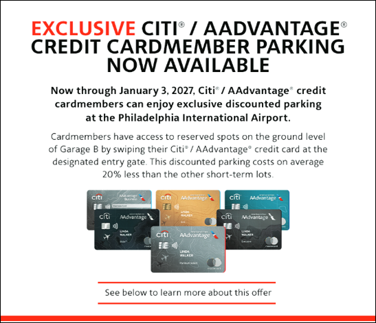 Exclusive Citi Card Available