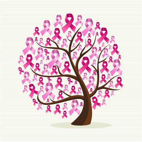 breast cancer ribbon tree