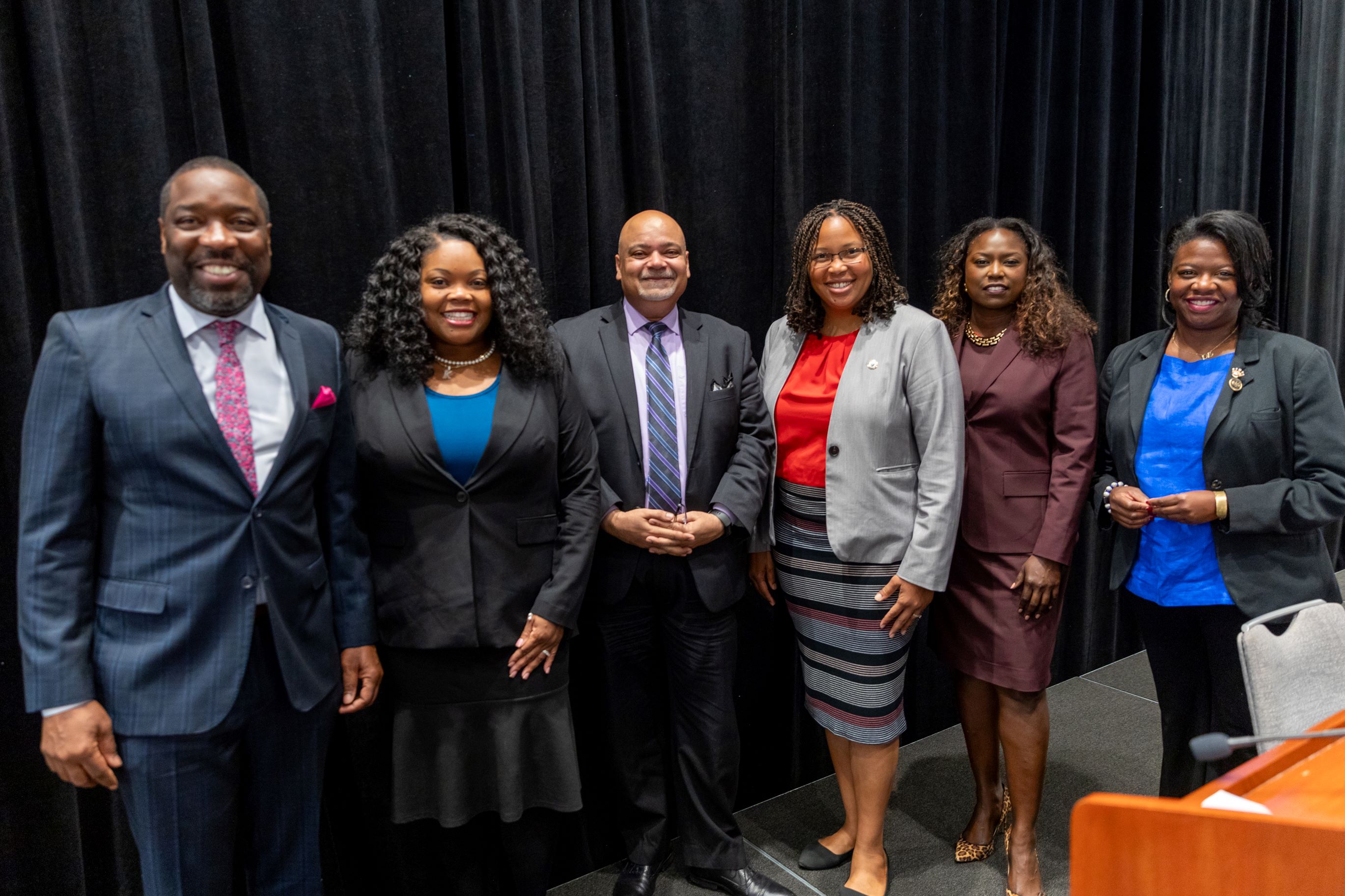 Kenyatta Johnson, Katherine Gilmore Richardson, Atif Saeed, Monica Taylor, Rachel Branson, and Regina Young